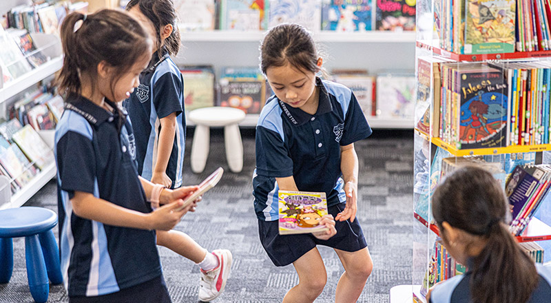 School Library St Bernadette's Catholic Primary Castle Hill
