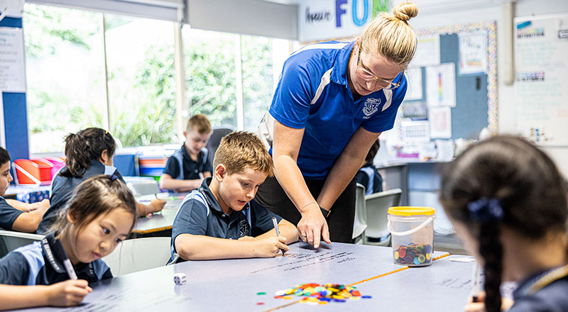 St Bernadette's provides extra support in class