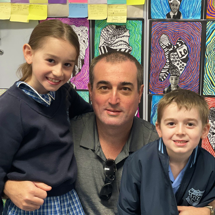 Father's day at St Bernadette's Catholic Primary Castle Hill