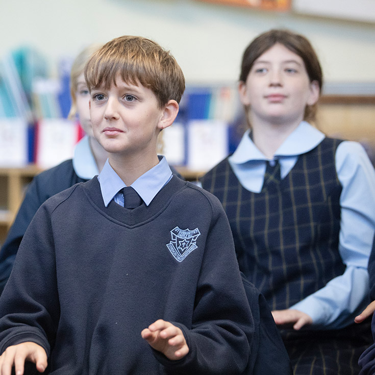 St Bernadette's Catholic Primary Castle Hill students